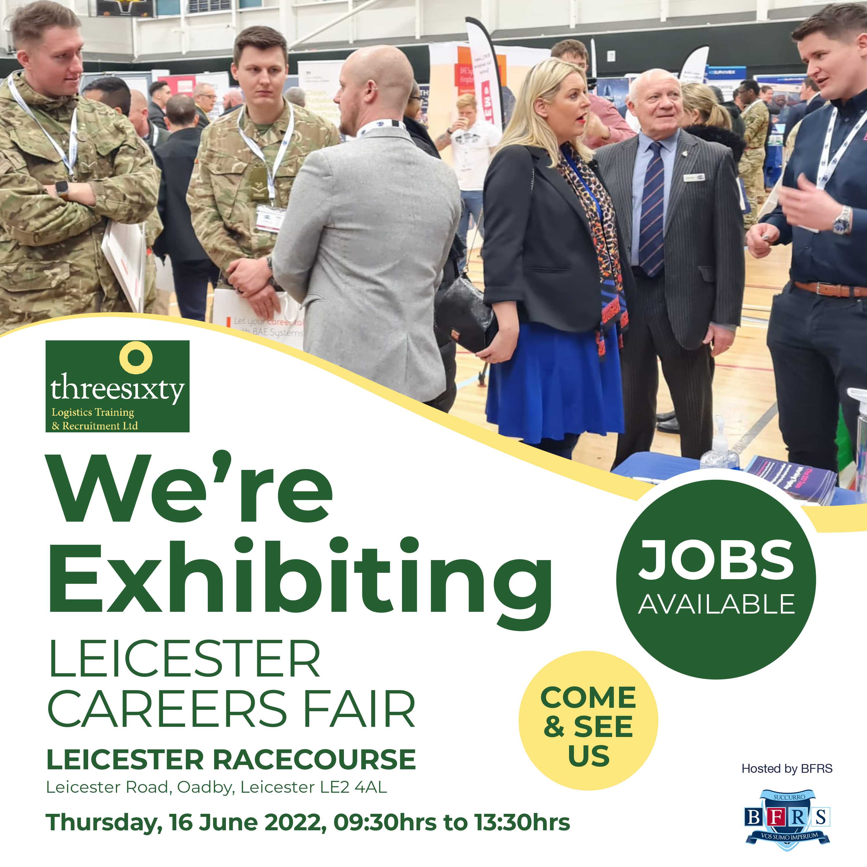 Leicester Racecourse Careers Fair Thursday 16th June 2022, 09:30hrs to 13:30hrs